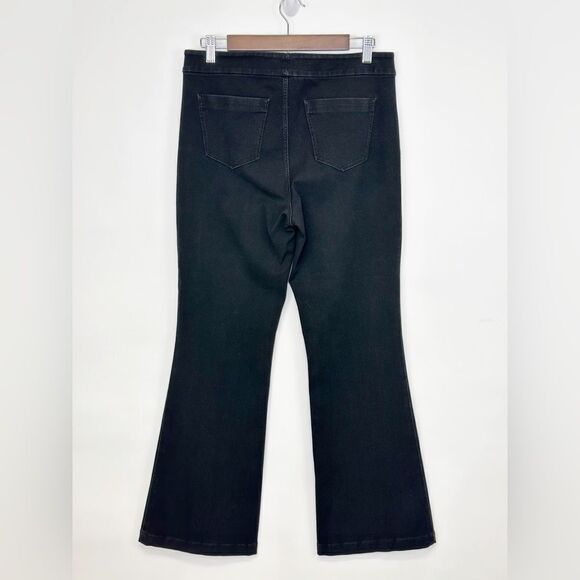 Lafayette 148 New York Bootcut Stretch Jean Pant Black Size 8 - Picture 2 of 5